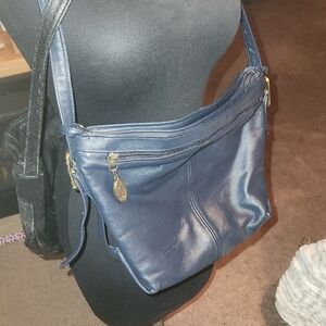 Two Leather Vintage Stone Mountain Bags
